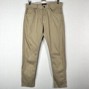 Zara Man Khaki Chino Pants 32 x‎ 29 Tan Casual Work Pockets Straight Leg Trendy